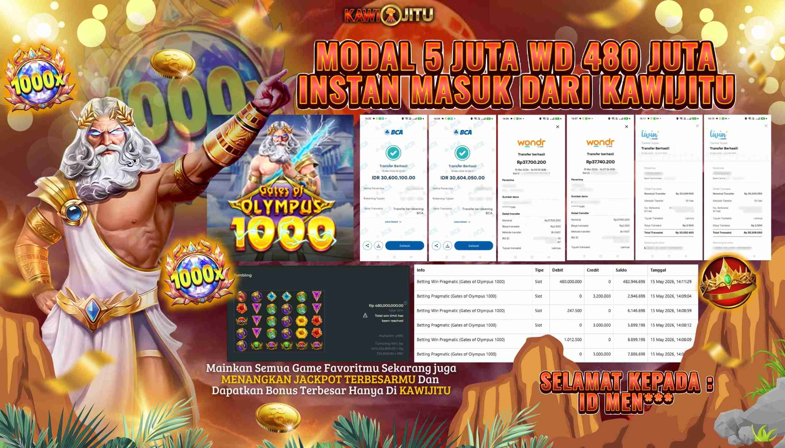 DEPOSIT 5.000
